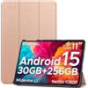 Andy Case Custodia per tablet Doogee U11/U11 Pro 2025 da 11 pollici, staffa ultrasottile con custodia protettiva rigida a tre pieghe, compatibile con Doogee U11/U11 Pro 2025 11, antiurto e antipolvere (MGJ)