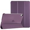 ProCase Cover iPad A16 11 Generazione 11 Pollici 2025/iPad 10 Generazione 10,9 Pollici 2022, Custodia A3354 A3355 A3356 A2696 A2757 A2777 Case Auto Sveglia/Sonno -Lila
