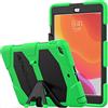 TECHGEAR Custodia Robusta Compatibile con iPad 10.2 (9/8 / 7 Generazione, 2021/2020/2019) Resistente agli Urti e all'impatto - Cover con Supporto per i Bambini, Lavoro e Scuola [Verde]