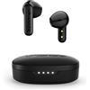 Urbanista Copenhagen 2 Cuffie Wireless Bluetooth 5.4, Auricolari In-Ear con 4 Microfoni e Cancellazione Rumore, 36h Autonomia, Custodia Ricarica USB-C, Touch Control, IPX4, Nero