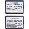 PowerTrust 2Pcs LP-E10 LPE10 - Batteria per Canon LP E10, EOS 1100D, 1200D, 1300D, 1500D, 2000D, 3000D, 4000D, Rebel T3, T5, T6, T7, Kiss X50, Kiss X2