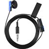 SYH&AQYE Auricolare da Gioco da 3,5 Mm con Microfono, Auricolare da Gioco Mono per PS4, Cuffia con Altoparlante da 9,2 Mm Integrata con Controllo On/off per Giocatore
