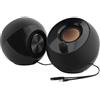 CREATIVE Sistema di altoparlanti desktop moderno Pebble con alimentazione USB 2.0 (Nero)