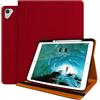 World biz Custodia in pelle per iPad Pro 12,9 pollici 2017/2015 (vecchio modello, 1a e 2a generazione), custodia in pelle premium multi-angolo visualizzazione stand cover con portapenne e slot per