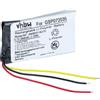 vhbw Batteria compatibile con JBL GO, GO BLK, GO FF Bluetooth altoparlante - Sostituisce GSP072035 - (Li-Polymer, 580mAh, 3.7V)