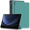 Yiernuo Custodia per Samsung Galaxy Tab S9 FE 10.9 Pollici/Tab S9 11 Pollici 2023 SM-X710/X716B/X718U/ X510/X516B Tablet,Ultra Sottile Cover con Funzione Supporto e Auto Sveglia/Sonno,Verde