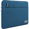 MoKo 9-11 Pollici Tablet Sleeve Borsa Custodia di trasporto per New 11 iPad Air M3, iPad A16 2025, iPad Pro 11 M4/Air M2, iPad Air 5/4/3th, iPad 10/9/8/7th, Blu Pavone