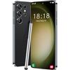 Bewinner Telefono Cellulare Sbloccato, Schermo FHD da 6,8 Pollici, 8 GB di RAM 256 GB di ROM, Fotocamera da 48 MP, Smartphone con Doppia Scheda e Doppio Standby per12 (BLACK)