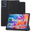 Andy Case Custodia per tablet Tabwee W90 da 11 pollici 2025, custodia per TABWEE W90 / T90 Android 15 11 pollici, custodia protettiva ultra sottile a tripla piega con funzioni automatiche sleep/wake e standby