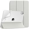 TiMOVO Cover per iPad A16 11. Gen 11&10. Gen 10,9, Grigio Albicocca | Custodia TPU Morbido e Sottile, Custodia Protettiva Posteriore Traslucida Opaca, Auto Sveglia/Sonno