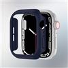 Generic [Pellicola protettiva non inclusa] Custodia protettiva antiurto ultra sottile per Apple Watch Series 10 (46 mm e 42 mm), compatibile con accessori nelle taglie 40, 41, 44 e 45 mm. (46 mm (S10), blu