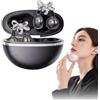 Generic Auricolari clip wireless Bluetooth 6.0 con orecchini a farfalla rimovibili, IPX5 impermeabili, autonomia di 50 ore, auricolari gioielli, regali di festa per donne