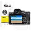 E-Hamii [3 Pezzi] Vetro Temperato Infrangibile 9H Compatibile con Sony Alpha A7R V A7RV,[Cristallo HD Chiaro]Pellicola Salvaschermo da 0,33 mm per Sony Alpha A7R V A7RV