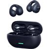 Generico Cuffie wireless aperte - cuffie sportive a clip resistente al sudore, cuffie, cuffie di conduzione impermeabile | Clip da 400 mAh su auricolari Bluetooths auricolari, cuffie wireless in corsa sportive