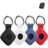 Generic Confezione da 4 custodie protettive per Tile Mate 2022/2024 anti-perdita con portachiavi in silicone, custodia resistente ed elegante, impermeabile, anti-caduta, nero, bianco, blu, rosso
