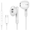 DNSEA Cuffie USB-C per Samsung Galaxy S26FE S26 S26+ S26Ultra S25 S25+ | S25-Ultra S24 S24+ S24-Ultra, auricolari cablati USB C con microfono e telecomando cancellazione del rumore auricolari di