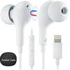 suohong Cuffie per iPhone con cavo - Cuffie Lightning con cavo, auricolari in-ear con connettore Lightning, microfono e controllo del volume [Certificato Apple MFi] Compatibile con iPhone 14/13/12/11/SE