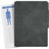 OLAIKE Custodia per Remarkable Paper Pro 11,8 2024 - [With Colorful Templates/Sleep Screens], Auto Wake/Sleep, Magnetica Folio in PU Pelle Premium con Fermaglio per Penna (Grigio)