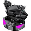 Helilyco Auricolari wireless 5.1, 12 ore di autonomia, design in-ear con ganci regolabili, smartphone e tablet