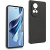 REY Cover in Gel TPU Nera per Oppo Reno 10 5G - 10 PRO 5G, Ultra Sottile 0,33 mm, Morbido Flessibile, Custodia Silicone