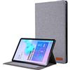XNCVBD Viaggio con tablet Compatibile con Samsung Galaxy Tab S6 10.5 2019 SM-T860/T865 Custodia, Flip Fold Stand Case Cover Protettiva in Tessuto Stampa con Auto Wake Sleep con Slot Compatible with Schede Pr