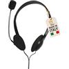AKITAInk Cuffia USB Microfono Regolabile - Audio HD, Comfort e Isolamento Acustico Ideale per Ufficio, Call Center e Videoconferenze, Cuffie Ergonomiche per PC e Laptop