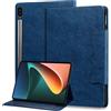 Mldjomid Custodia Tablet per Samsung Galaxy Tab S6 10.5 pollici 2019 (SM-T860/T865) Cover Protettiva, Cover Business Flip in Pelle PU con Slot per Schede e Funzione Stand, Fibbia Gatto Blu Reale