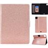 Generico DayQiQiPu Cover per Apple iPad Air 5/4 (10,9 Pollici, 5a/4a Gen, 2022/2020) Leggera Custodia Motivo Glitterato Custodie con Supporto Caso Ribaltabile Portafoglio e Auto Sleep/Wake, Oro rosa