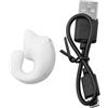 SPORTARC GD28 - Clip auricolare wireless compatta con microfono a cancellazione del rumore per gli appassionati di sport (bianco)