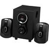 Trevi AVX 615 BT Altoparlanti Amplificati 30W con Subwoofer Amplificato, Casse Wireless con Bass Reflex, Altoparlanti 2.1 con USB, Micro SD, AUX-IN, RCA, Mp3, Mobile in Legno di Dimensioni Compatte