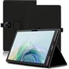 Envibe Custodia per TCL Tab 11 Gen 2 11 Pollici, Cover Tablet TCL Tab 11 Gen 2, Copertura Protettiva Pieghevole con Supporto per Matita e Cinturino da Polso, Protezione Completa. (Nero)