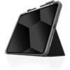 STM Dux Plus - Custodia protettiva compatibile con Apple iPad 10,9 A16/10a generazione (2022), nero (standard militare, scomparto per Apple Pencil, funzione supporto, supporto Wake/Sleep)