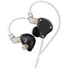 KINBOOFI KZ ZS10 Pro in Ear Monitor, 4BA 1DD KZ Headphone Multi Driver in Ear Auricolare IEM, KZ Earphone, Monitor HiFi da Palco per Cantante Chitarrista Batterista (Nero Opaco, senza Microfono)