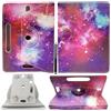 EKAM Custodia universale per tablet da 7, in pelle PU, con supporto per tutti i tablet da 6, 7, 7, adatta per Kindle eReader Fire Tablet, Kobo/Voyaga/Lenovo/Sony E-Book/iPad Mini 5 4 3 2 1 (arcobaleno)