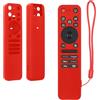 kwmobile Custodia Silicone Telecomando Compatibile con LG MR25GA Cover - Guscio Protettivo Telecomando Antiscivolo - Rosso