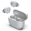 JLab Go Pop ANC Auricolari Bluetooth ANC, Bianco | 24+ h di autonomia, IP55 resistenti al sudore, microfono, chiamate chiare e connessione multipoint