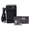 DSTE DE DSTE NB-11L - Set di 2 batterie agli ioni di litio e micro USB, compatibile con Canon PowerShot A2300 A2400 A2500 A2600 A3400 A3500 A4000