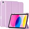 ProCase Cover iPad A16 11 Gen 11 Pollici 2025/iPad 10 Gen 10,9 Pollici 2022 | Custodia iPad (A3354 A3355 A3356 A2696 A2757 A2777) Auto Svegliati/Sonno con Portapenna -Violetta