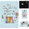 WINSKY Custodia per Samsung Galaxy Tab A 10.1 2016 SM-T580 / SM-T585, Galaxy Tab A6 PU Leather Folio Case, Portafoglio con Silicone Interno Case e Porta Carte（Auto Wake/Sleep）