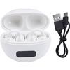 Generic Auricolari, Auricolari Wireless con Display Digitale a LED e Controllo Touch con Microfono a Cancellazione di Rumore, per la Corsa, il Nuoto, gli Sport All'aria (WHITE)