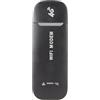 Garsent Router WiFi 4G, Modem WiFi USB 4G LTE con Slot per Scheda SIM, velocità di Download Fino a 150 Mbps, Fino a 10 Dispositivi di Connessione WiFi, per Asia, Sud-EST Asiatico, (Nero)