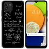 Tumundosmartphone Custodia in silicone per Samsung Galaxy A03 design Formulas disegni