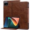 Mldjomid Custodia Tablet per Xiaomi Pad 8/Pad 8 Pro 11.2 2025 Cover Protettiva, Cover Business in Pelle PU con Slot per Schede e Funzione Stand per Xiaomi Pad 7 /Pad 7 Pro 11.2 2024, Marrone