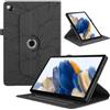 TEDTIKJT Custodia Compatibile con Huawei MediaPad M5/M5 Pro 10.8 Pollici 2018 Albero Tablet Custodia in Pelle PU Flip 360°Ruotabile Supporto Protezione Cover Huawei MediaPad M5 Pro 10.8, Nero