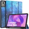 MoKo Cover per Lenovo Idea Tab 11 2025 con Porta Penna, CieloStellatoBlu | Custodia per TB-336ZU TB-336FU, Trifold Stand Case, Auto Sveglia/Sonno, Cover Protettiva in Pelle PU per Lenovo Idea Tab 11