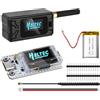 Heltec Automation Heltec V3 ESP32 Scheda di sviluppo LoRa con display OLED, custodia N30 nera e batteria da 800 mAh, S3, SX1262, supporto Meshtastic, LoRaWAN, WiFi, compatibile, USB Type-C, nodo IoT per controllo