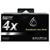 Eurotone EuroPro 4x Cartucce compatibili per Epson WP4530 WP4533 WP4535 WP4540 WP4545 WP4590 WP4595 sostituisce T7021 BK