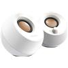 CREATIVE Sistema di altoparlanti desktop moderno Pebble con alimentazione USB 2.0 (Bianco)