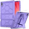 Poetic TurtleSkin - Custodia per Samsung Galaxy Tab S11 Ultra (2025) da 14,6 pollici, con supporto e porta penna S, robusta, antiurto e adatta ai bambini, viola