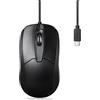 Perixx PERIMICE-209C - Mouse ottico con cavo USB tipo C, cavo da 1,2 m, 1000 DPI, colore: Nero